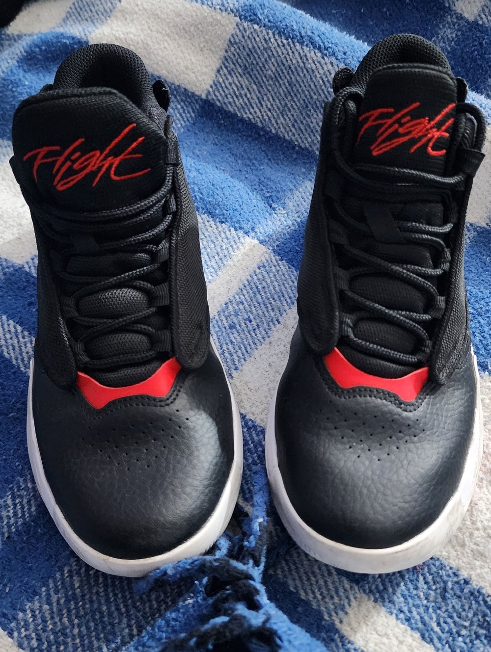 JordanNike Jordan Flight Sneakers Black Red